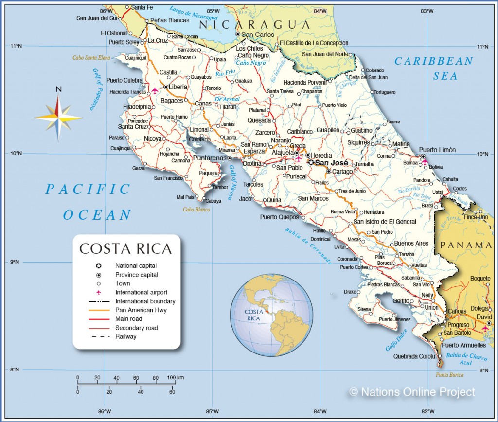 Costa-Rica-Map